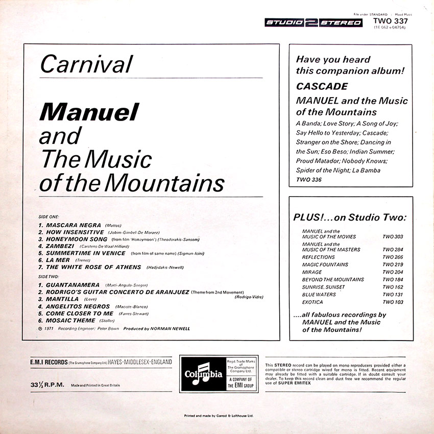 Manuel and the Music of the Mountains - Carnival