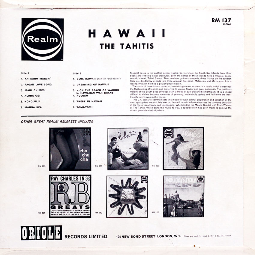 The Tahitis - Hawaii