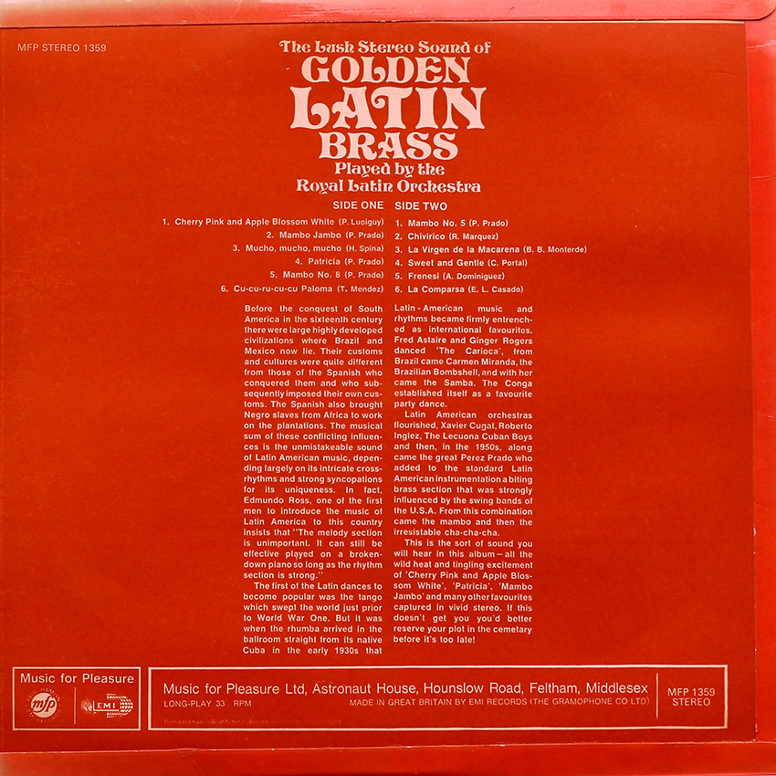 Royal Latin Orchestra - Golden Latin Brass