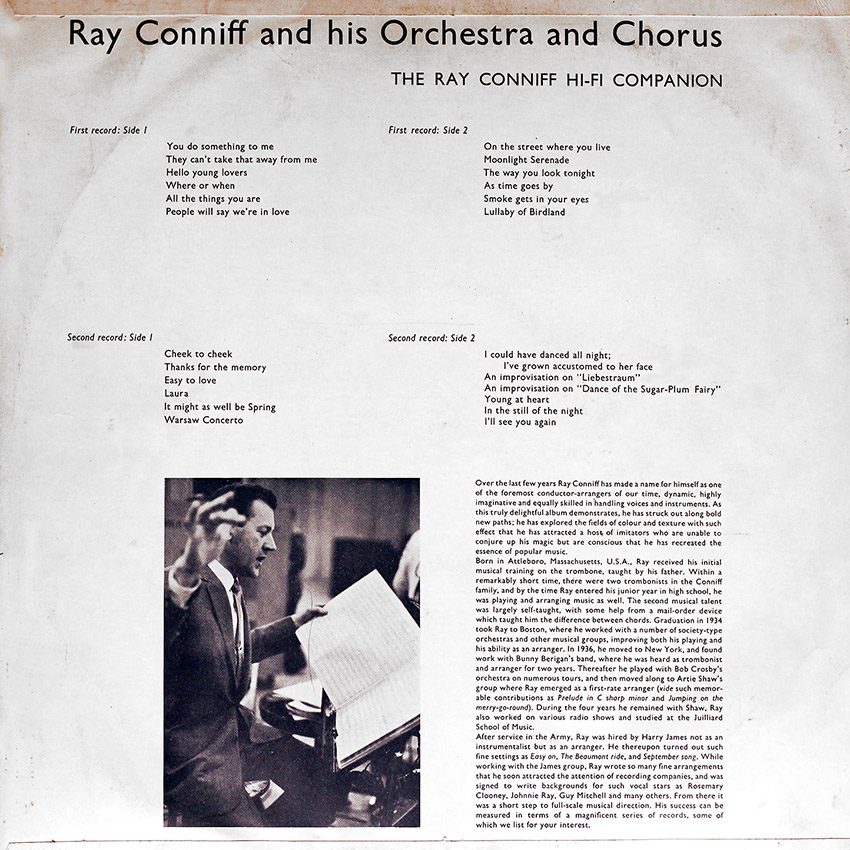 The Ray Conniff HiFi Companion