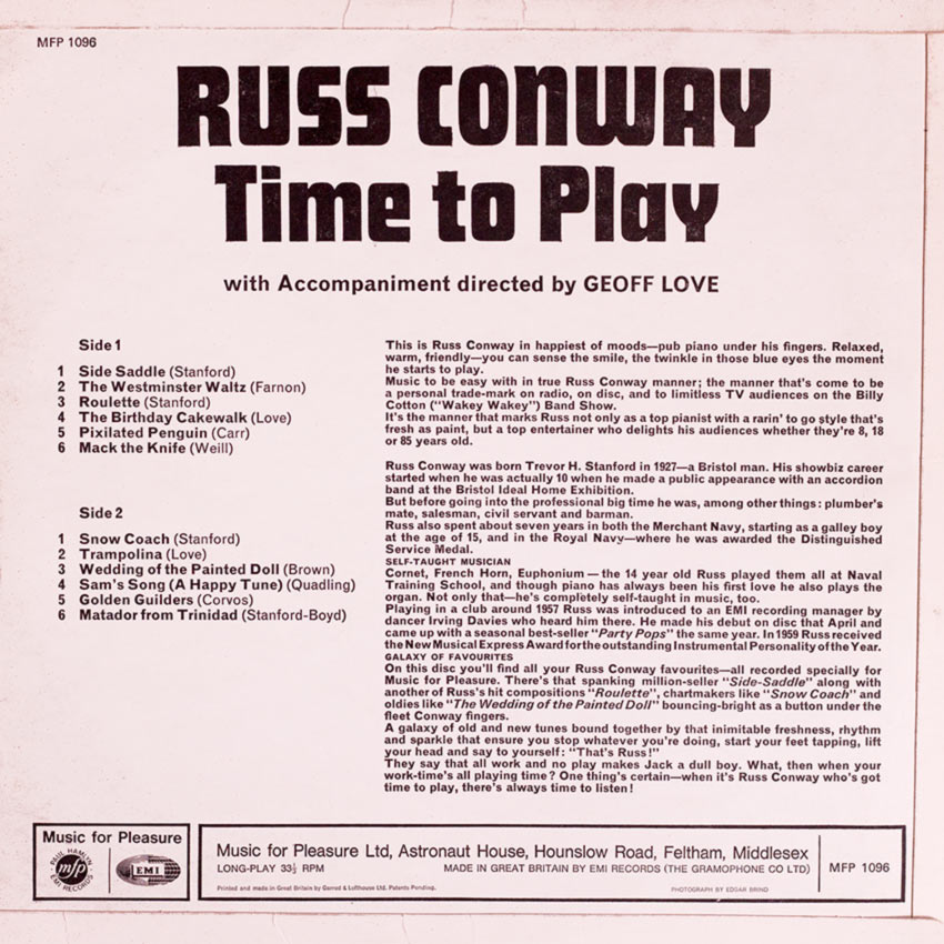 Russ Conway - Time to Play