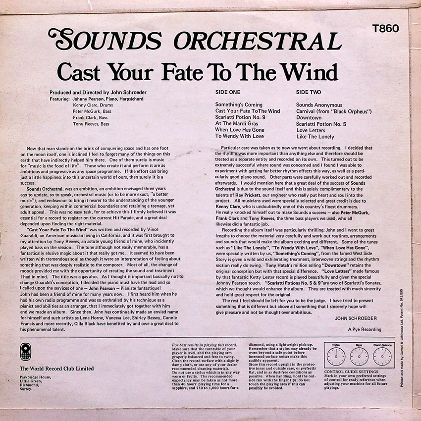 Sounds Orchestral - Cast Your Fate To The Wind