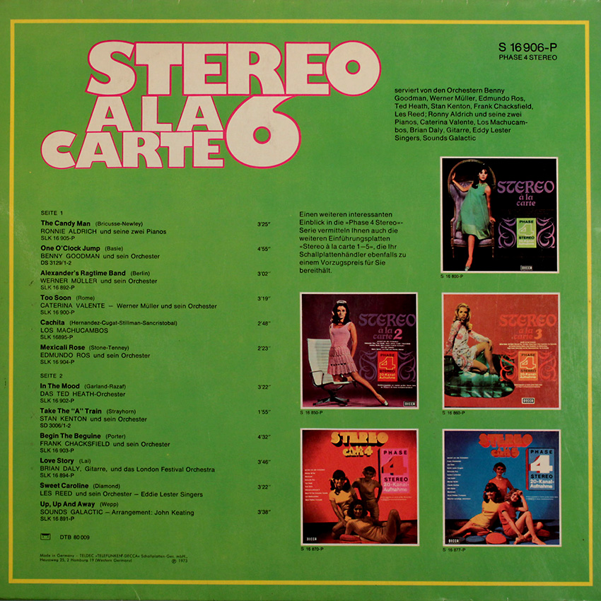 Stereo A La Carte 6 - Various Artists