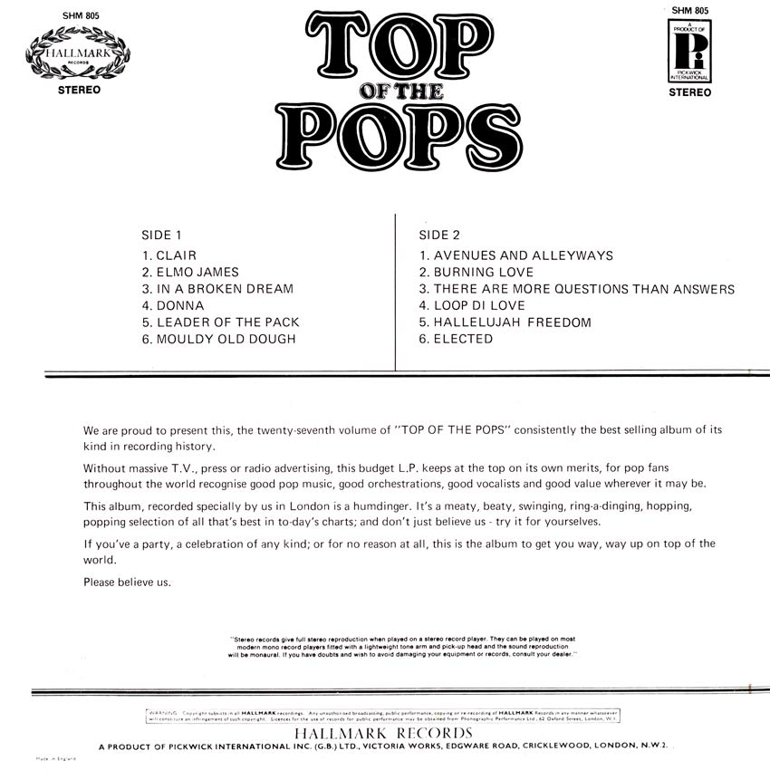Top of the Pops Vol. 27