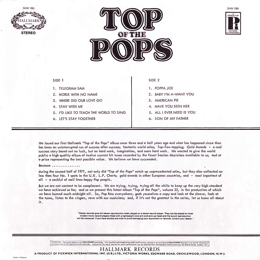 Top of the Pops Vol. 22