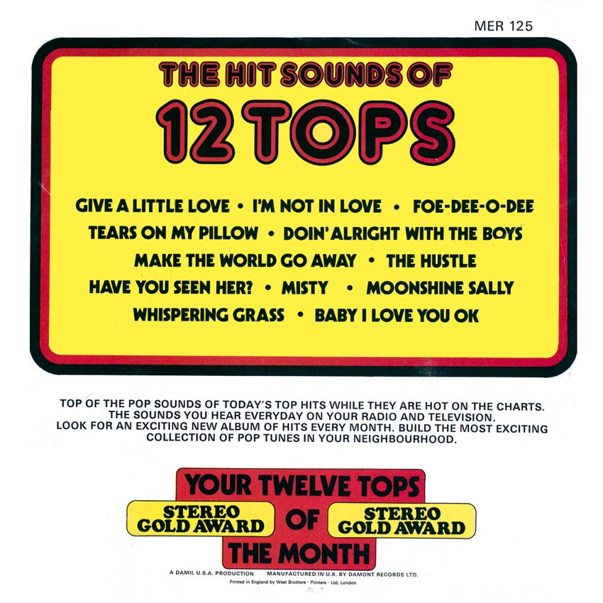 12 Tops – Today’s Top Hits Vol. 29