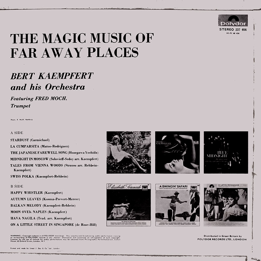 Bert Kaempfert - The Magic Music of Far Away Places