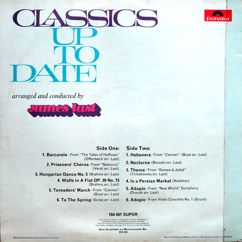 James Last - Classics Up To Date