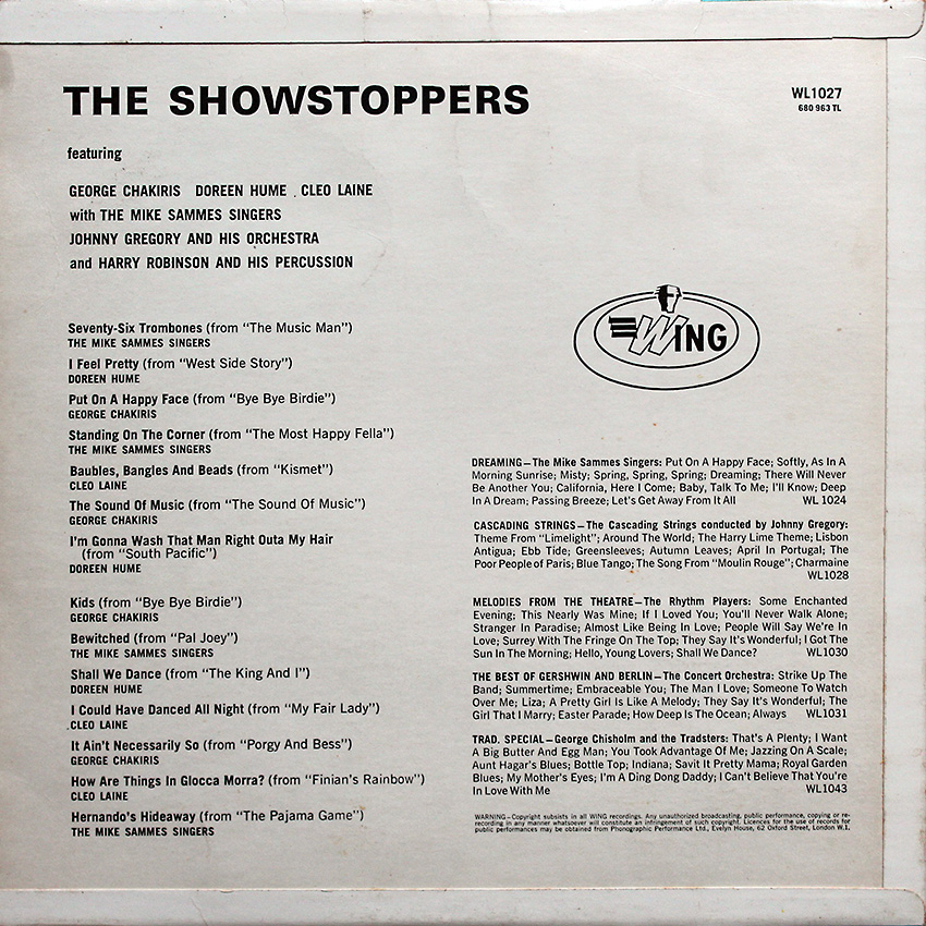The Showstoppers - Various Artists