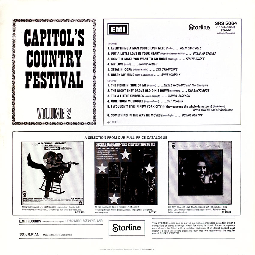 Capitol's Country Festival Vol. 11