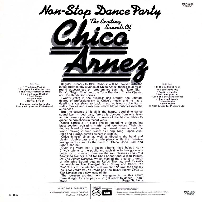 The Exciting Sounds of Chico Arnez - Non-stop Dance Party