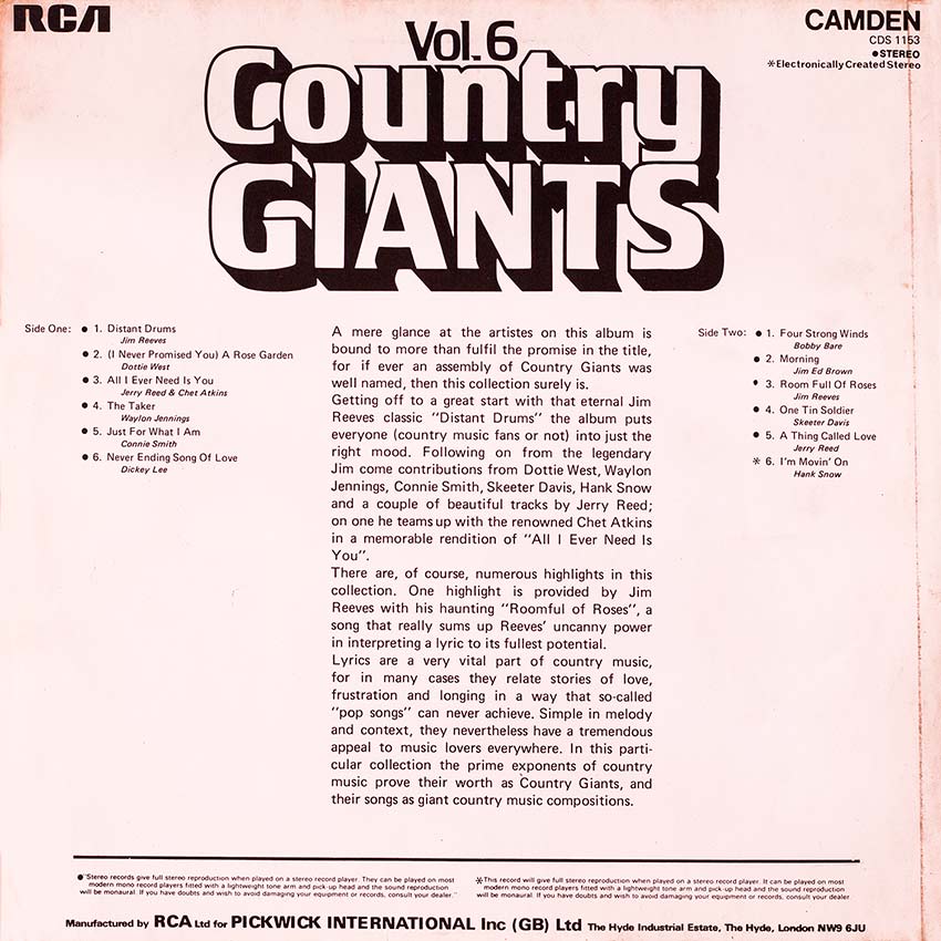 Country Giants Vol. 6