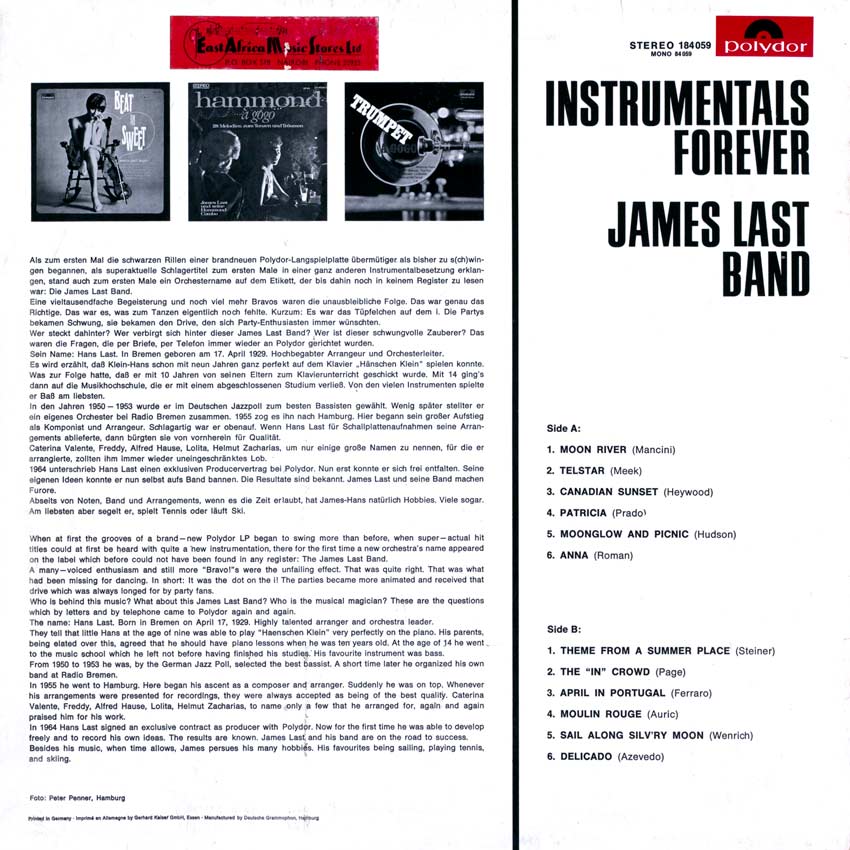 James Last Band - Instrumentals Forever