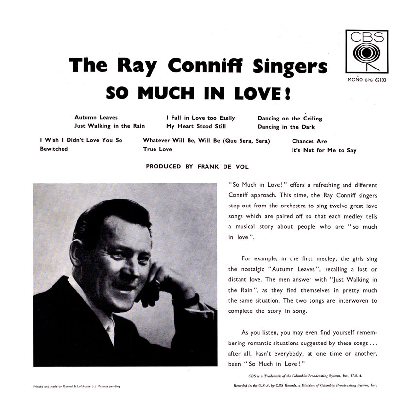 The Ray Conniff Singers - So Much In Love!