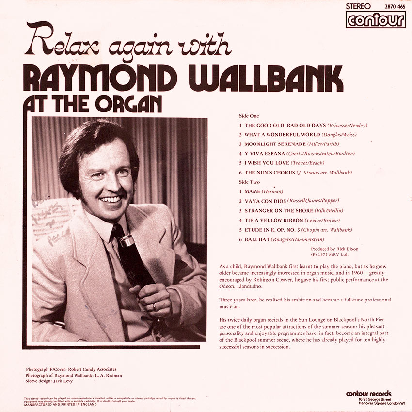 Raymond Wallbank - Relax Again with