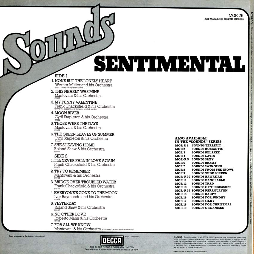Sounds Sentimental - Various Artists