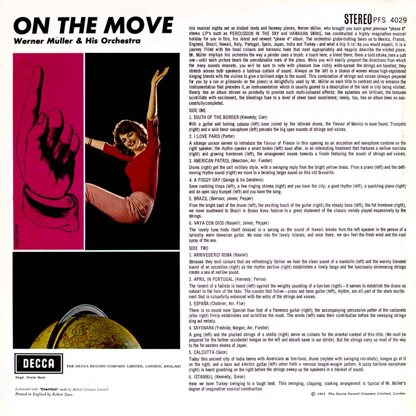Werner Müller and His Orchestra - On The Move