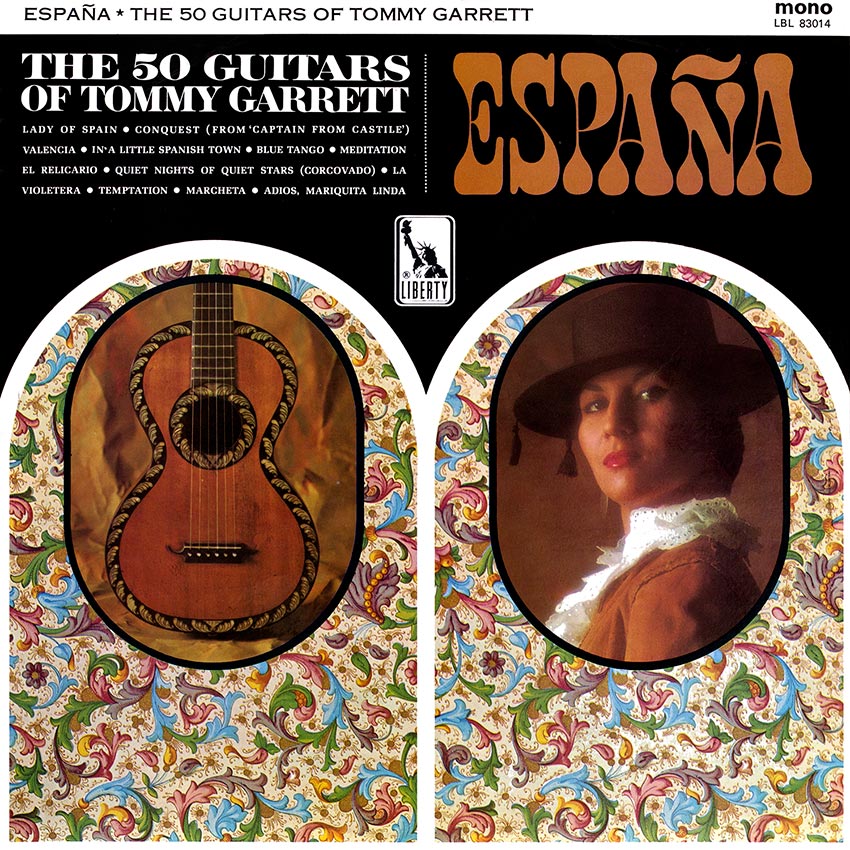 The 50 Guitars of Tommy Garrett - España - Beautiful Record Covers from Cover Heaven