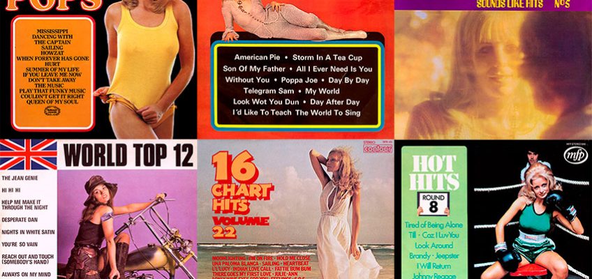 The record covers featured in the Cover Heaven archives come from a diverse range of genres, styles and artists but among them you’ll find a more than fair representation of records from what might be labelled the “budget” end of the spectrum such as Top of the Pops, Parade of Pops, 16 Chart Hits, Pick of the Pops, Chartbusters