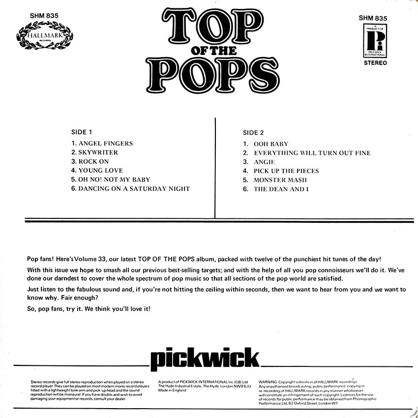 Top of the Pops Vol. 33
