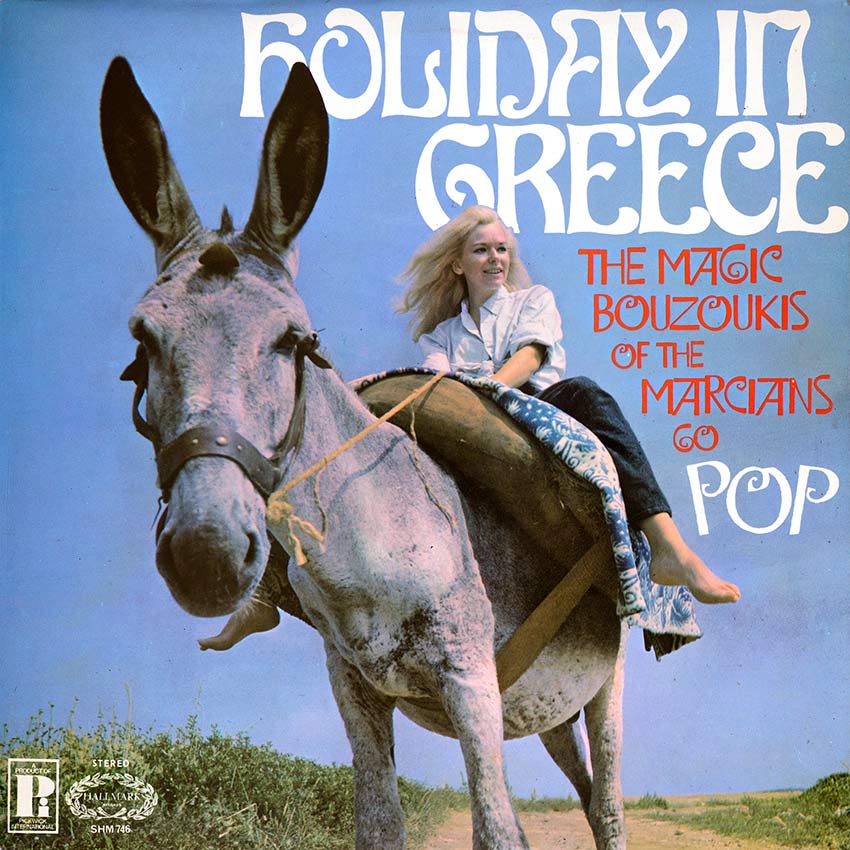 The Martians - Holiday In Greece - another great album cover from Cover Heaven