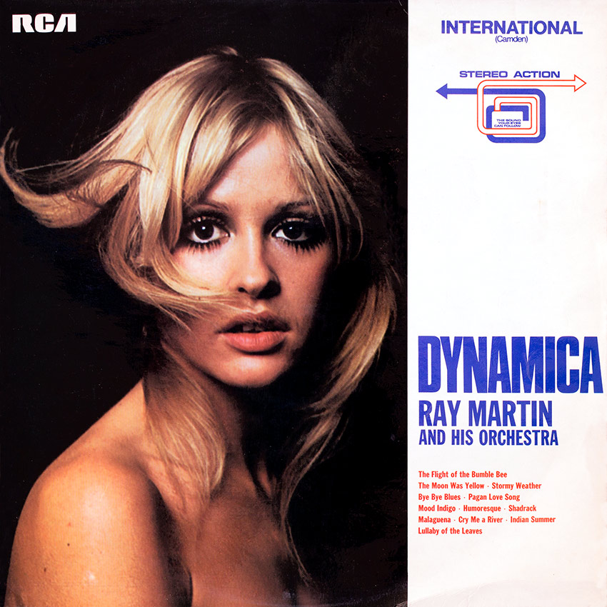 Ray Martin and His Orchestra - Dynamica - a fabulous album cover from Cover Heaven