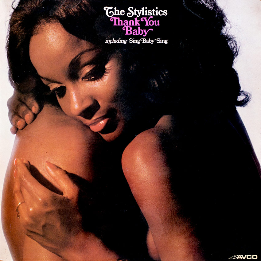 The Stylistics - Thank You Baby - a great and beautiful cover from Cover Heaven featuring an ebony beauty