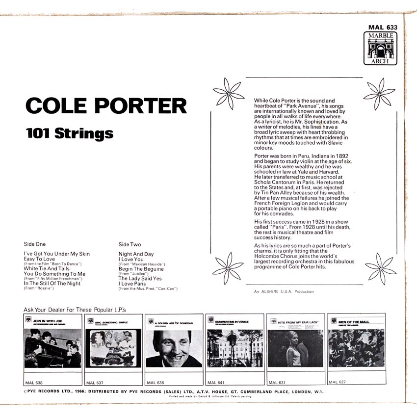 101 Strings - Cole Porter