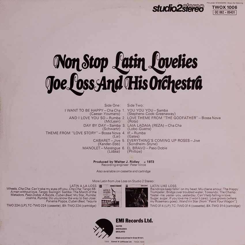 Joe Loss and His Orchestra - Non Stop Latin Lovelies