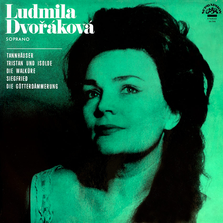 Ludmila Dvořáková - Soprano - another beautiful record cover from Coverheaven