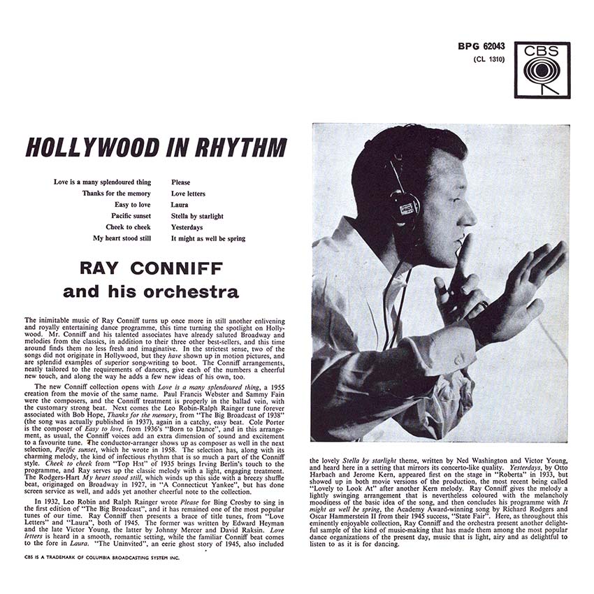 Ray Conniff and His Orchestra - Hollywood In Rhythm