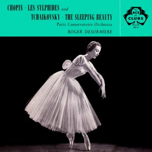 The Paris Conservatoire Orchestra - Chopin Les Sylphides - beautiful album cover from 1958, one of hundreds of beautiful record covers at coverheaven.co.uk