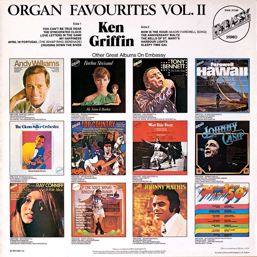 Ken Griffin - Organ Favourites Vol. II