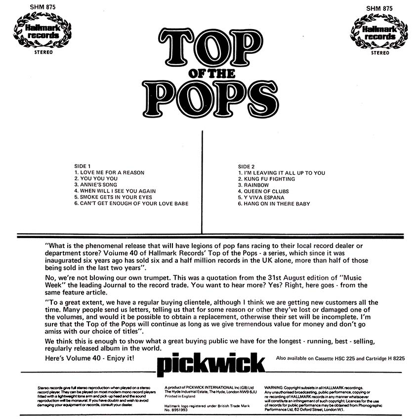 Top of the Pops Vol. 40