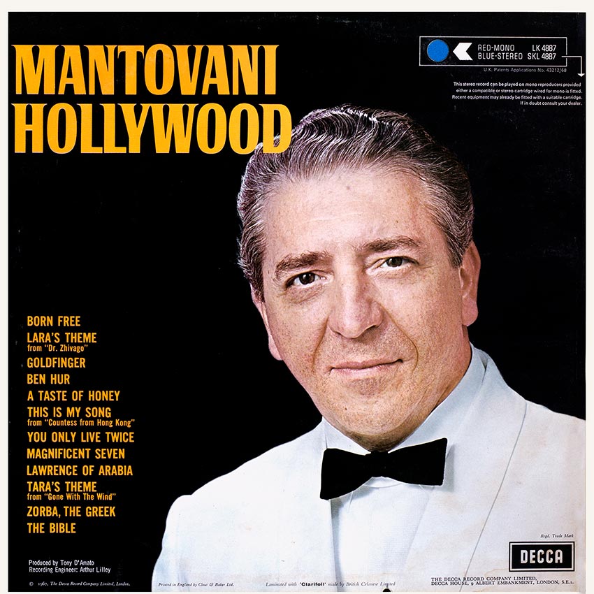 Mantovani/Hollywood 1967
